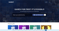 Desktop Screenshot of gamekit.com